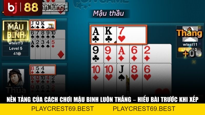 Cách Chơi Mậu Binh Luôn Thắng: 5 Bí Kíp Xếp Bài Của Các Cao Thủ - playcrest69