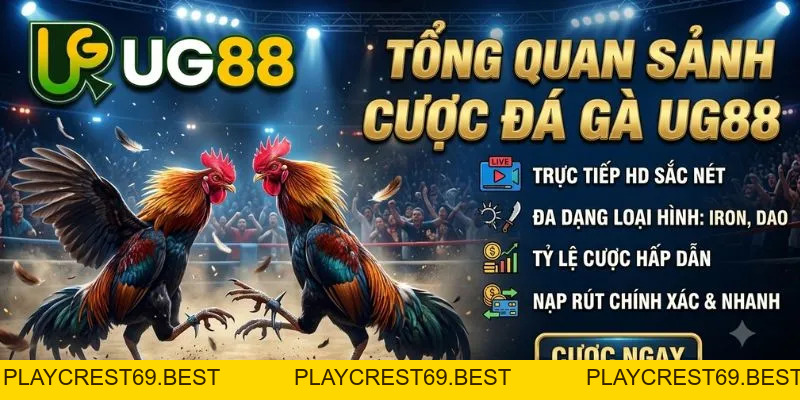 Khám Phá Đá Gà UG88: Địa Chỉ Cá Cược Đá Gà Trực Tuyến Hàng Đầu - playcrest69