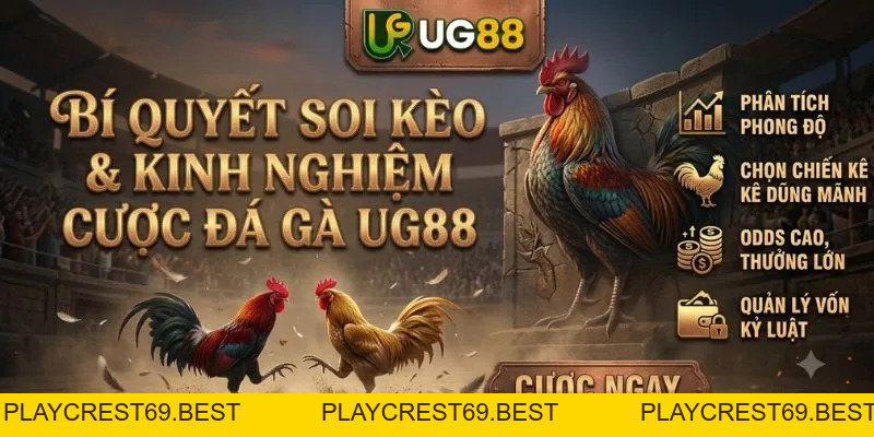 Khám Phá Đá Gà UG88: Địa Chỉ Cá Cược Đá Gà Trực Tuyến Hàng Đầu - playcrest69