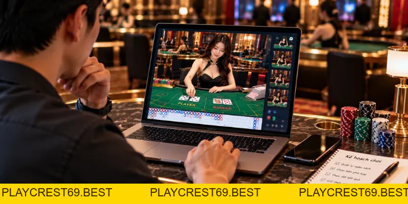 Live Casino Là Gì? Cách Hoạt Động Và Các Trò Chơi Phổ Biến - playcrest69
